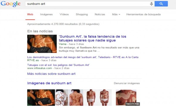 google sunburn art