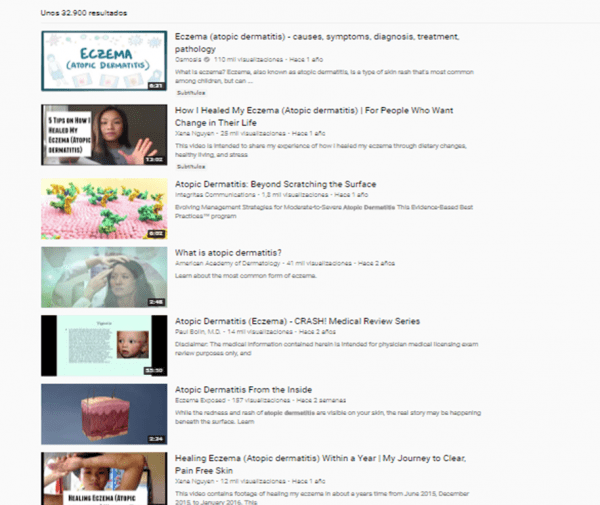 you tube dermatitis atópica